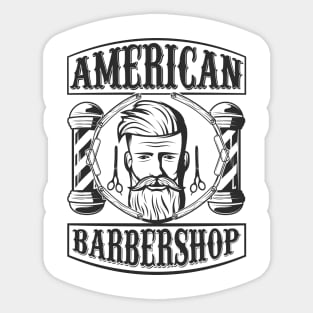 American Barbershop 78 Sticker